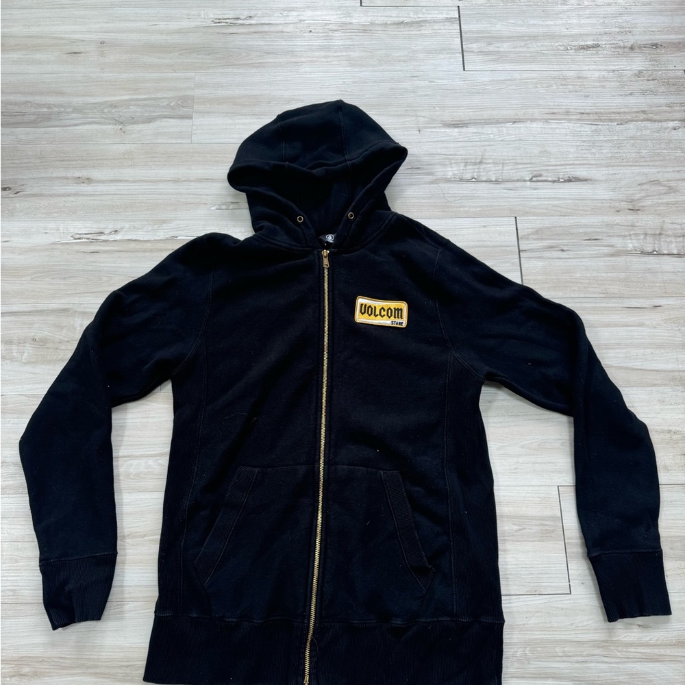 Volcom Black Zip-Up Hoodie